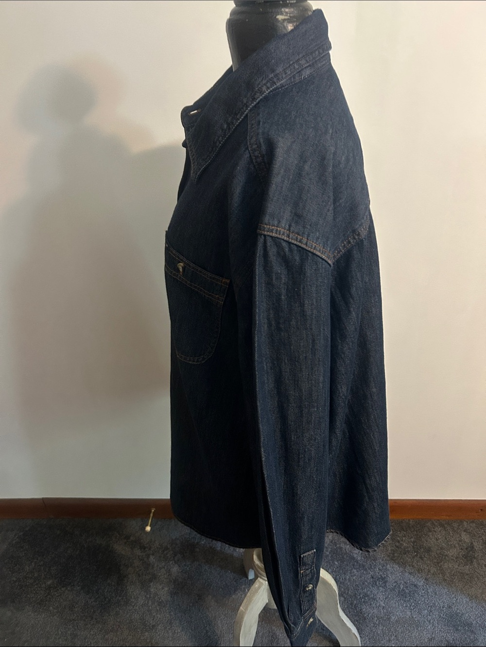 Lee Women's Indigo Denim Button-Front Shirt - Picture 3 of 6